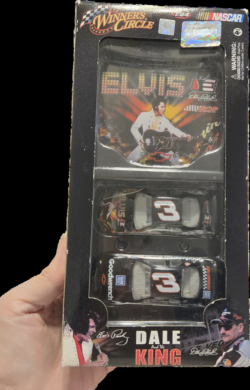 Dale Earnhardt #3 Dale And The King Elvis 2 Car Set Winner's Circle 1:64 NASCAR